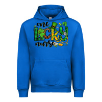 Cobalt St. Patrick's Day One lucky Nurse Urban Hoodie - OliviaCreatesArt