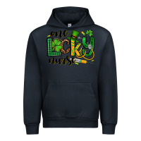 Navy St. Patrick's Day One lucky Nurse Urban Hoodie - OliviaCreatesArt