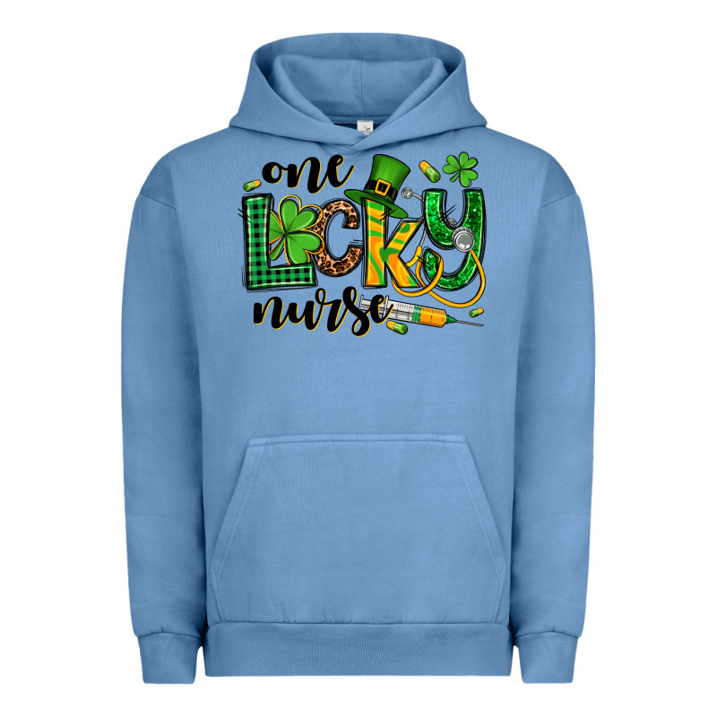 St. Patrick's Day One Lucky Nurse Urban Hoodie by OliviaCreatesArt | Teevron