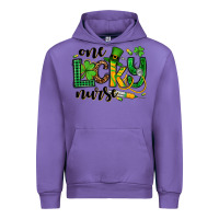 Tulip St. Patrick's Day One lucky Nurse Urban Hoodie - OliviaCreatesArt
