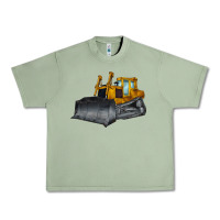 Oil Green Bulldozer Urban Heavy Tee - LillyAllenDesigns