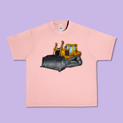 Bulldozer Urban Heavy Tee Designed By Lillyallendesigns