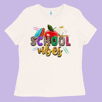 School Vibes Ladies Tee Designed By Zillion Design Studio