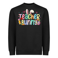 Black teacher bunny Heavyweight Sweatshirt - MaliasSmallBusiness