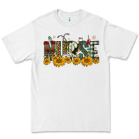 White christmas nurse sunflower Premium Tee - FaDigitalArtStudio
