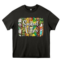 Asphalt sunset vibes brush stroke Heavy Core Tee - BarkalooDesign