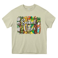 Mossy sunset vibes brush stroke Heavy Core Tee - BarkalooDesign