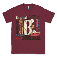 Burgundy baseball Classic Tee - MaliasSmallBusiness
