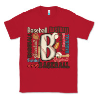 Red baseball Classic Tee - MaliasSmallBusiness