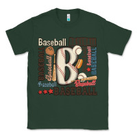 Sports Green baseball Classic Tee - MaliasSmallBusiness