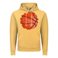 Vintage Mustard basketball patch Vintage Hoodie - AdoDesignShop
