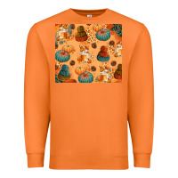 Carrot Fall Pumpkins Autumn Coffee Premium Sweatshirt - texasbilliewilder