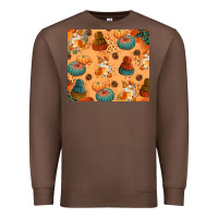 Chestnut Fall Pumpkins Autumn Coffee Premium Sweatshirt - texasbilliewilder