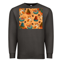 Smoke Fall Pumpkins Autumn Coffee Premium Sweatshirt - texasbilliewilder
