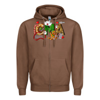 Chestnut christmas cma certified medical assistant Zipper Hoodie - LillyAllenDesigns