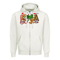 Oatmeal Heather christmas cma certified medical assistant Zipper Hoodie - LillyAllenDesigns