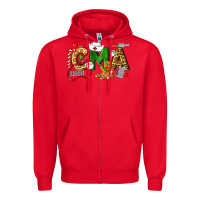 Red christmas cma certified medical assistant Zipper Hoodie - LillyAllenDesigns