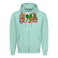 Seafoam christmas cma certified medical assistant Zipper Hoodie - LillyAllenDesigns