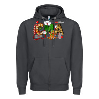 Smoke christmas cma certified medical assistant Zipper Hoodie - LillyAllenDesigns