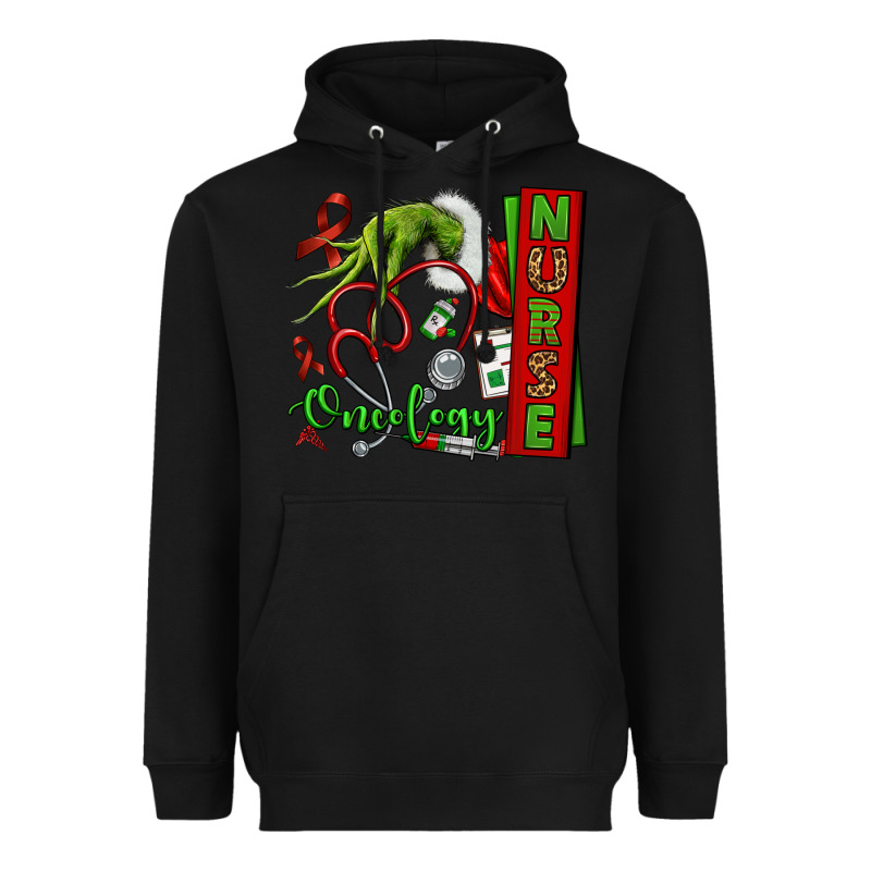 Christmas Character Nurse Heavyweight Hoodie by NancyCooperArtShop | Teevron