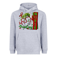 Heather Grey Christmas Character Nurse Heavyweight Hoodie - NancyCooperArtShop