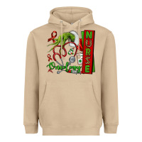 Mushroom Christmas Character Nurse Heavyweight Hoodie - NancyCooperArtShop