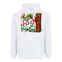 White Christmas Character Nurse Heavyweight Hoodie - NancyCooperArtShop