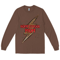 Chestnut homeschool mom lightning bolt Long Sleeve Tee - MaliasSmallBusiness