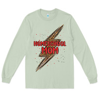 Matcha homeschool mom lightning bolt Long Sleeve Tee - MaliasSmallBusiness