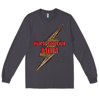 Smoke homeschool mom lightning bolt Long Sleeve Tee - MaliasSmallBusiness