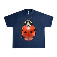 Navy lady bug Urban Heavy Tee - LillyAllenDesigns