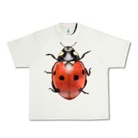Pistachio lady bug Urban Heavy Tee - LillyAllenDesigns