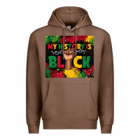 Chestnut my history is black Premium Hoodie - TumblerDesignByShophia