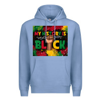 Colony Blue my history is black Premium Hoodie - TumblerDesignByShophia