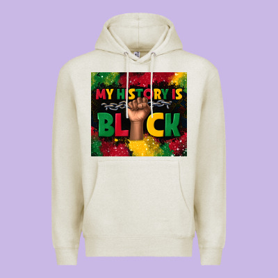 My History Is Black Premium Hoodie Designed By Tumblerdesignbyshophia