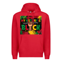 Red my history is black Premium Hoodie - TumblerDesignByShophia