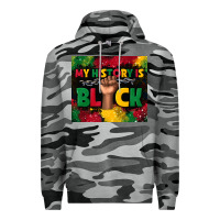 Slate Camo my history is black Premium Hoodie - TumblerDesignByShophia