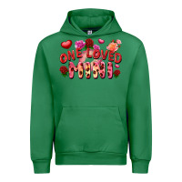 Emerald One loved mini Valentine's Day Urban Hoodie - FaDigitalArtStudio