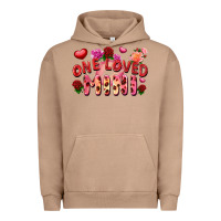 Pigment Burro One loved mini Valentine's Day Urban Hoodie - FaDigitalArtStudio