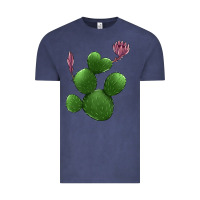 Vintage Denim heart cactus Vintage Tee - Jasminsmagicworld