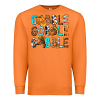 Carrot Gobble Gobble Gobble with Turkey Premium Sweatshirt - texasbilliewilder