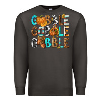 Smoke Gobble Gobble Gobble with Turkey Premium Sweatshirt - texasbilliewilder