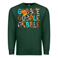 Gobble Gobble Gobble With Turkey Premium Sweatshirt | Teevron