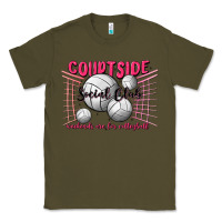 Army Green volleyball mom Classic Tee - MaliasSmallBusiness