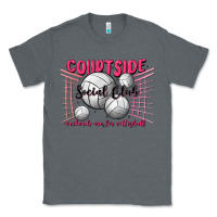 Charcoal Heather volleyball mom Classic Tee - MaliasSmallBusiness