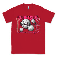 Red volleyball mom Classic Tee - MaliasSmallBusiness