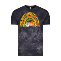 Cloud Black fall rainbow Vintage Tee - AdoDesignShop