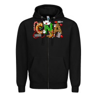 Black Christmas CNA Certified Nursing Assistant Zipper Hoodie - LillyAllenDesigns