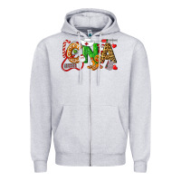 Heather Grey Christmas CNA Certified Nursing Assistant Zipper Hoodie - LillyAllenDesigns