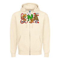 Sandshell Christmas CNA Certified Nursing Assistant Zipper Hoodie - LillyAllenDesigns